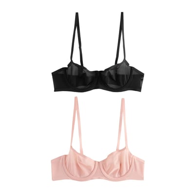Soutien-gorge balconnet en mesh, lot de 2 NEXT