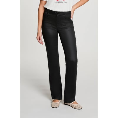 Pantalon bootcut enduit MORGAN