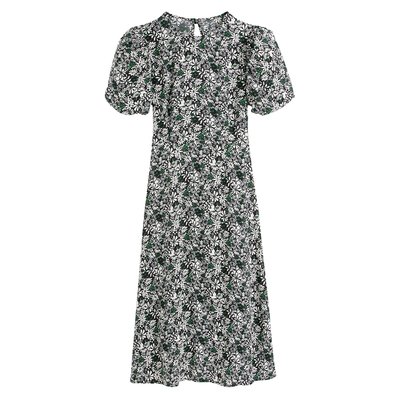Платье длинное расклешенное с декольте на спинке LA REDOUTE COLLECTIONS
