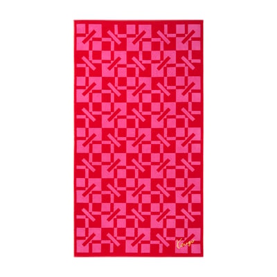 Serviette de plage en coton, K MONOGRAM KENZO HOME