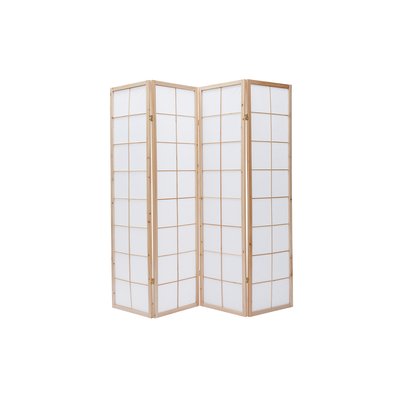 Paravent japonais en bois et papier de riz L176 cm IKUYO MILIBOO