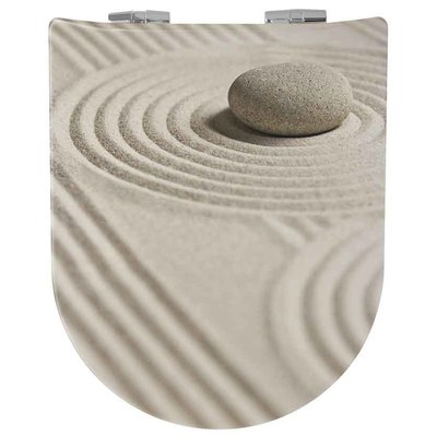 Abattant double OLFA déclipsable style Feng-Shui HOME MAISON