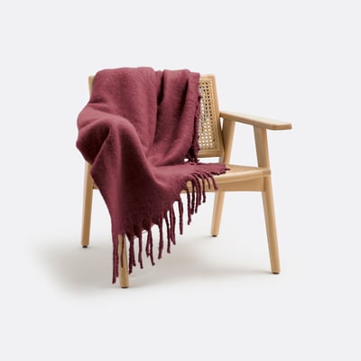 Plaid frangé, Basalm LA REDOUTE INTERIEURS