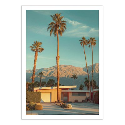 Affiche 50x70 cm - Famous palm springs - Philippe Hugonnard WALL EDITIONS