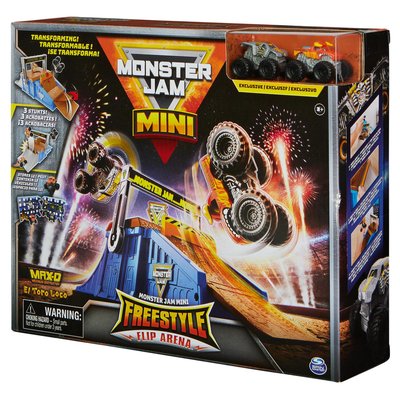 Playset mini freestyle flip arena monster jam SPIN MASTER