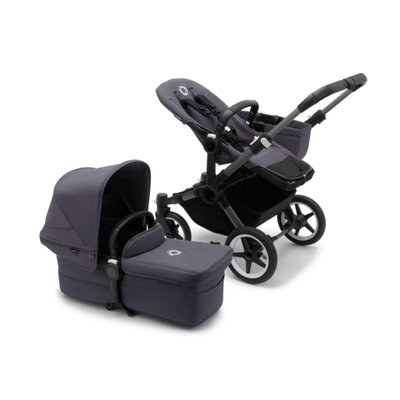 Pack Duo poussette Donkey 5 Mono châssis Noir BUGABOO