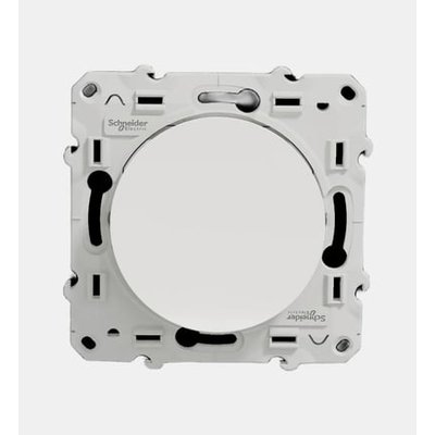 Odace Poussoir Blanc À Vis - 10 A SCHNEIDER ELECTRIC