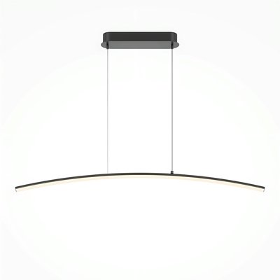 Suspension LED design - arc noir style minimaliste AVA PIER IMPORT