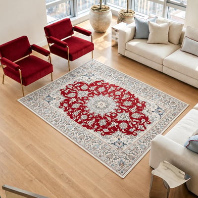 Tapis d'orient, motif oriental authentique, noué main, NAIN 24 UN AMOUR DE TAPIS