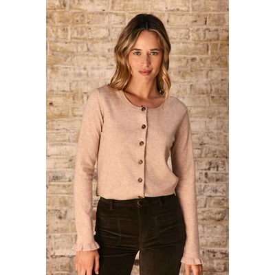 Gilet col rond uni MONET LA PETITE ETOILE
