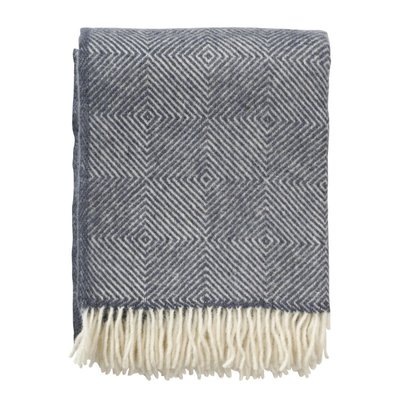 Plaid laine agneau classique  Gooseye KLIPPAN