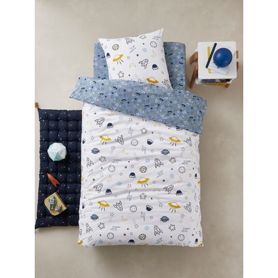 Parure housse de couette + taie d'oreiller enfant COSMOS VERTBAUDET