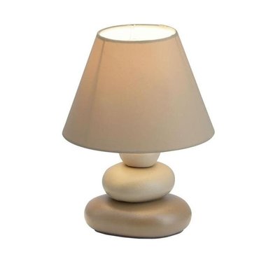Paolo - Lampe À Poser Beige H23cm - Lampe À Poser Brilliant Designé Par BRILLIANT