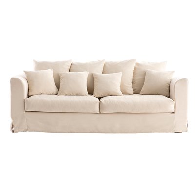 Canapé déhoussable en tissu 3 places FEVER MILIBOO