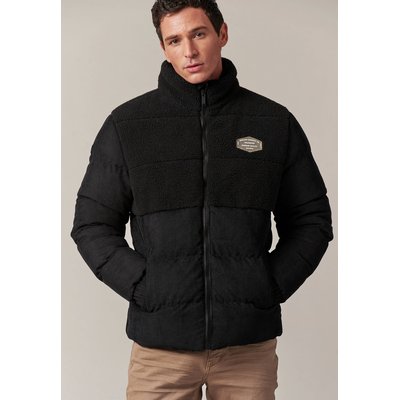Blouson court, épais, en bimatière sherpa et velours cotelés, poches intérieures CAMBRIDGE DEELUXE
