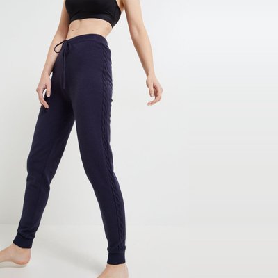 Pantalon en maille avec détails torsadés MONOPRIX