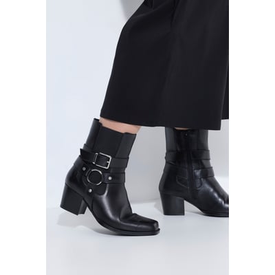 Bottines en cuir nappa , pied large ULLA POPKEN