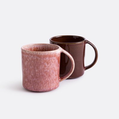Lot de 2 mugs en grès émail réactif, Sintra LA REDOUTE INTERIEURS