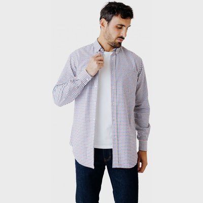 Chemise Regular fit sport en coton gratté vintage ACROSS