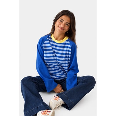 T-shirt rayé manches raglan CARLA MINDTRAVELER