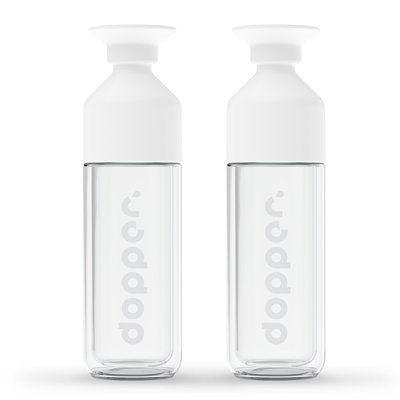 Lot de 2 Gourdes en verre,Glass DOPPER
