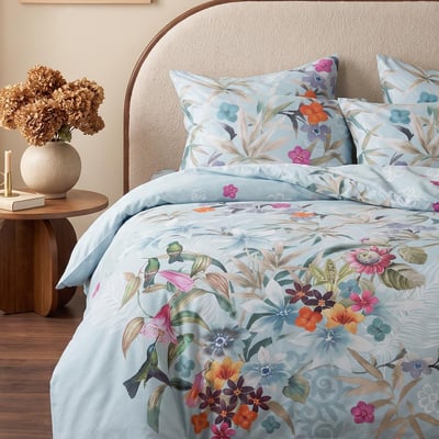 Housse de couette en percale de coton BIRDIE SENSEI MAISON