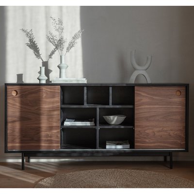 Tirupati Large Mid Century Walnut Sideboard SO'HOME