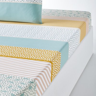 Drap houssse coton, Happy Stripes LA REDOUTE INTERIEURS