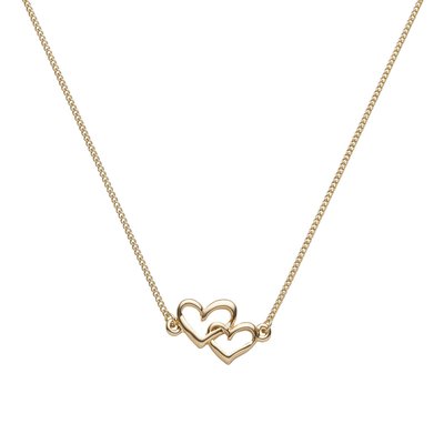 Collier COEURS ENTRELACÉS PASTEL CHIC DRAEGER PARIS