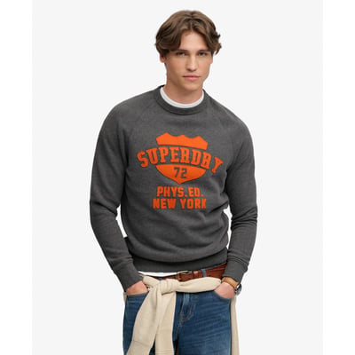 Sweat Athletic col rond coupe décontractée SUPERDRY