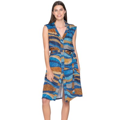Robe estivale sans manches Liberty LUNA SPLENDIDA