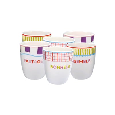 Lot de 6 gobelets, RELAX SUNSET ARTIME