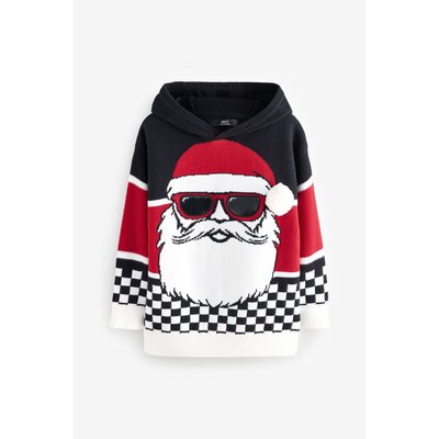 Pull de noël à capuche NEXT