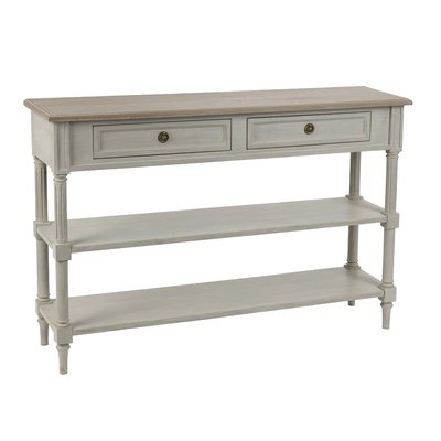 Grande console 2 tiroirs et 2 niveaux Édouard 120x30 AMADEUS