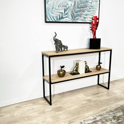 Console en chêne massif blanc PALERME PIER IMPORT