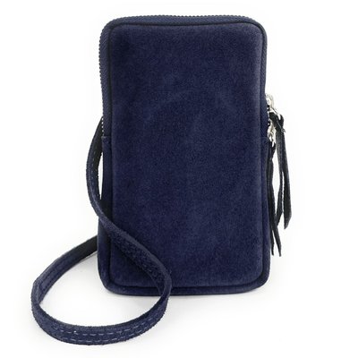 Pochette bandoulière en croûte de cuir italien LOUVRE OH MY BAG