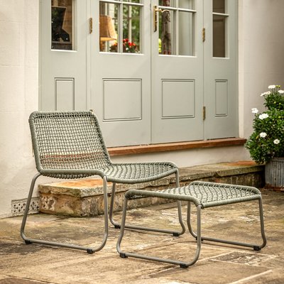 Minto Garden Lounge Chair with Footstool SO'HOME