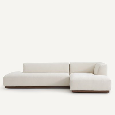 XL-Ecksofa Jacopo mit Ecke rechts, Chenillesamt AM.PM
