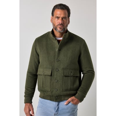 Veste en laine mélangée, col montant JP1880