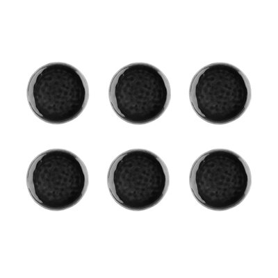 Lot de 6 assiettes à dessert en grès, MOON BJORN