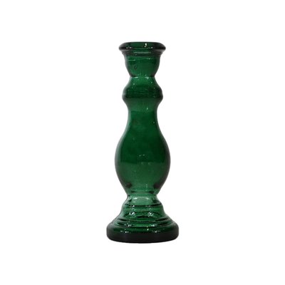 Bougeoir en verre recyclé h 20 cm MYSORE SENSEI MAISON