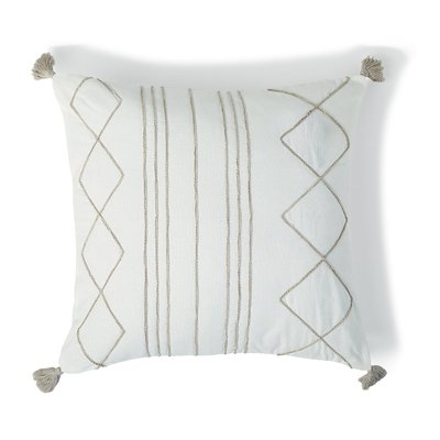 Housse de coussin toile de coton NEVADA FEBRONIE