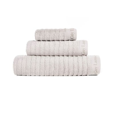 Lot 3 serviettes éponge 500 gr/m2 100% coton, PALACE (30x50+50x90+90x150 cm) GUY LAROCHE