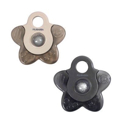 Lot de 2 anneaux de dentitions réfrigérés FILIBABBA