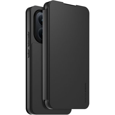 Etui avec cordon Redmi 15C 4G/5G Noir + dragonne MADE FOR XIAOMI