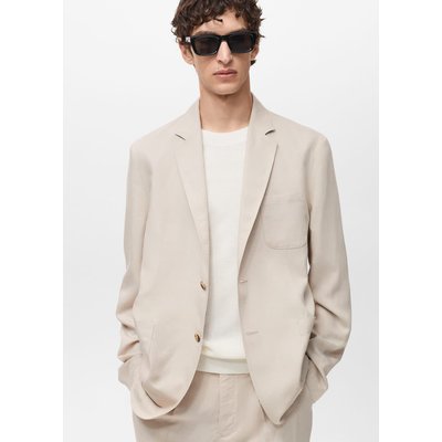 Veste de costume slim fit lin MANGO MAN
