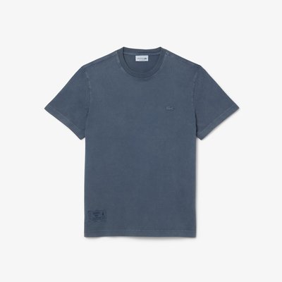 T-shirt em jersey grosso com efeito desbotado LACOSTE