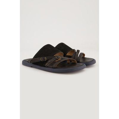 Sandales en cuir. Mélange nappa et nubuck ULLA POPKEN