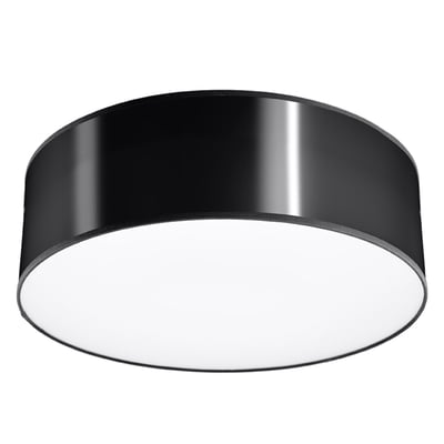 Plafonnier PVC Noir E27 1 Arena EDEN
