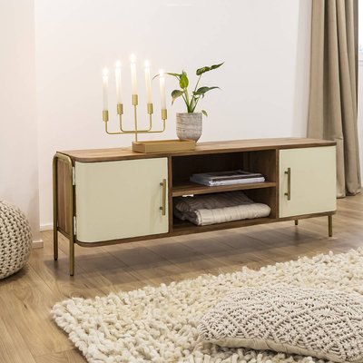 Meuble TV en bois d'acacia et métal  ANDRÈS MADE IN MEUBLES 